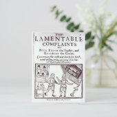 Die beanstandeten Beschwerden Postkarte (Stehend Vorderseite)