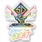 Die Beat fallen lassen: DJ Scooby-Doo Aufkleber (Vorderseite)