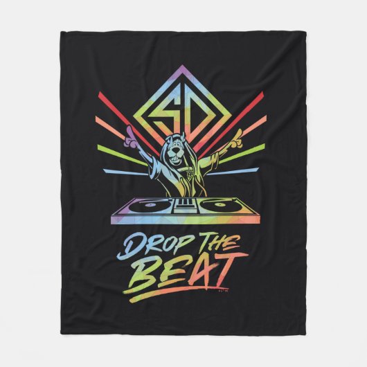 Die Beat fallen lassen: DJ Scooby-Doo Fleecedecke (Vorderseite)