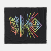 Die Beat fallen lassen: DJ Scooby-Doo Fleecedecke (Vorderseite (Horizontal))