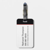 Die Beat fallen lassen: DJ Scooby-Doo Gepäckanhänger (Rückseite vertikal)