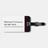 Die Beat fallen lassen: DJ Scooby-Doo Gepäckanhänger (Rückseite horizontal)