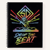 Die Beat fallen lassen: DJ Scooby-Doo Notizblock (Vorderseite)