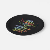 Die Beat fallen lassen: DJ Scooby-Doo Pappteller (Schrägansicht)