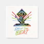 Die Beat fallen lassen: DJ Scooby-Doo Serviette (Vorderseite)