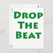 Die Beat fallen lassen Postkarte (Vorne/Hinten)