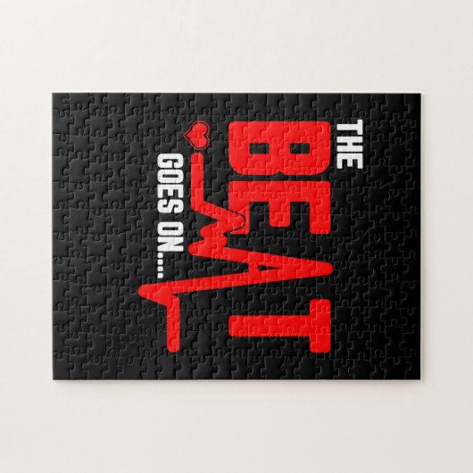 Die Beat geht auf Herz-Operation Überlebende Herzs Puzzle (Horizontal)