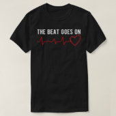 Die Beat geht auf Open Heart Anniversary Inspirati T-Shirt (Design vorne)