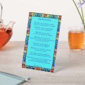 Die Beatituden aus Jesu Sermon auf dem Berg Sockelschild (In SItu)