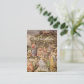 Die Beatitudes - Gebetskarte (flach) Visitenkarte (Stehend Vorderseite)