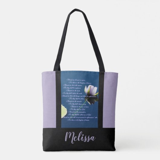 Die Beatitudes große Totentasche Tasche (Rückseite)