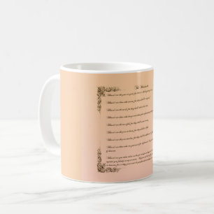 Die Beatitudes Kaffeetasse