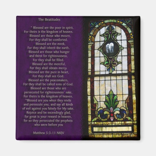 Die Beatitudes Magnet (Vorne)
