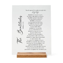 Die Beatitudes Matthew 5:2-12 Bibelschrift