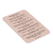 Die Beatitudes Matthew 5:3-11 NKJV Magnet (Rechte Seite)