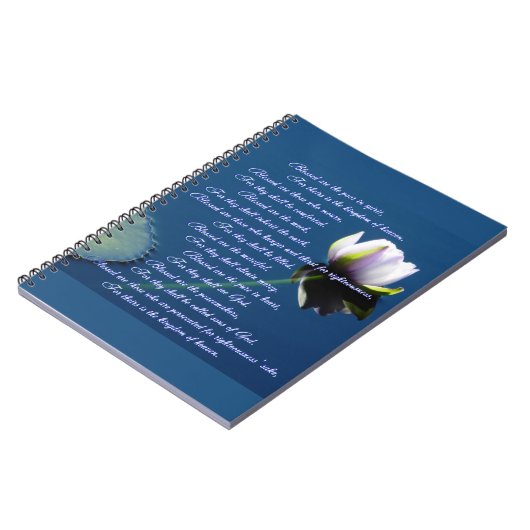 Die Beatitudes Notizblock (Linke Seite)