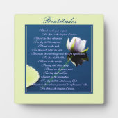 Die Beatitudes Plaque Fotoplatte (Vorderseite)