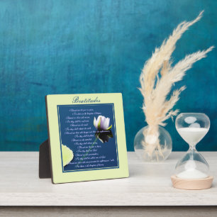 Die Beatitudes Plaque Fotoplatte