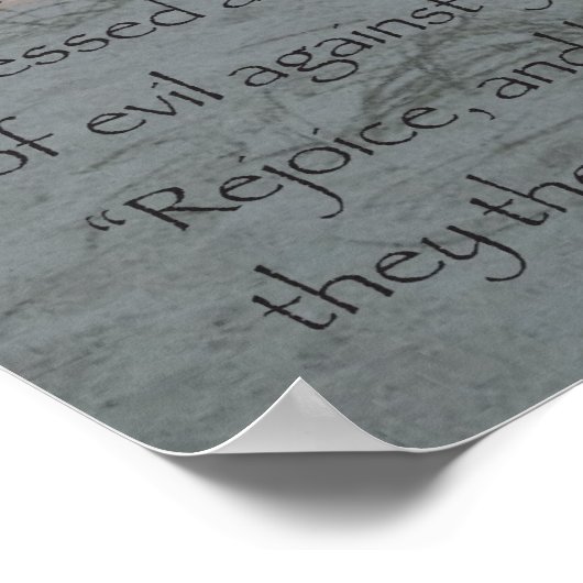 Die Beatitudes Poster (Ecke)