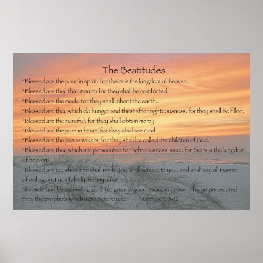 Die Beatitudes Poster (Vorne)