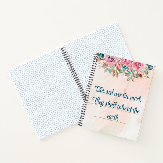 Die Beatitudes Religious Notizblock (Innenseite)