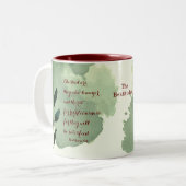 Die Beatitudes Scripture Verse 5:6 Zweifarbige Tasse (Vorderseite Links)