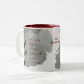 Die Beatitudes Scripture Verse 5:8 Zweifarbige Tasse (Vorderseite Links)