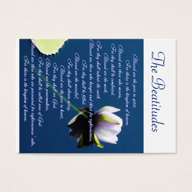 Die Beatitudes teilen (Vorderseite)