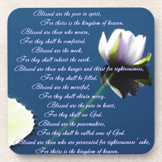 Die Beatitudes Untersetzer (Vorderseite)