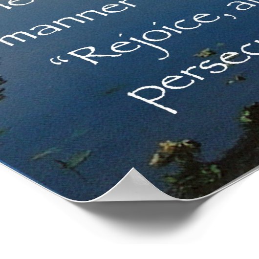 Die Beatitudes Version 2 Poster (Ecke)