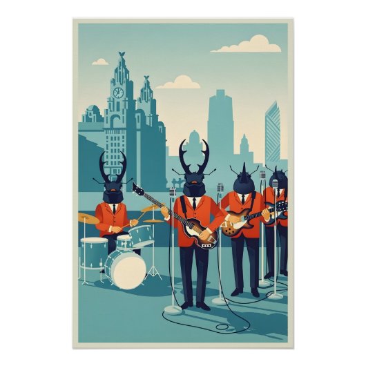 Die Beatles-Parodie Poster (Vorderseite)