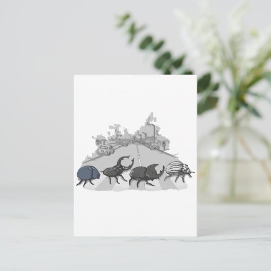 Die Beatles Postkarte (Stehend Vorderseite)