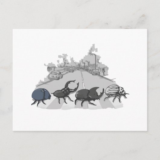 Die Beatles Postkarte (Vorderseite)