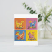 Die Beatles Sgt Pepper Postkarte (Stehend Vorderseite)