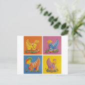 Die Beatles Sgt Pepper Postkarte (Stehend Vorderseite)