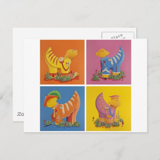 Die Beatles Sgt Pepper Postkarte (Vorne/Hinten)