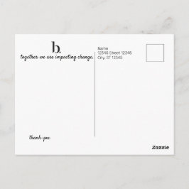 Die Beautycounter-Kreditkarte Postkarte