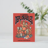 Die Bedauernswerte Postkarte (Stehend Vorderseite)