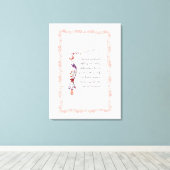 Die bedeutendste Beziehung, elegantes Zitat Leinwanddruck (Insitu (Holzboden))