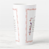 Die bedeutendste Beziehung, elegantes Zitat Milchtasse (Vorderseite)