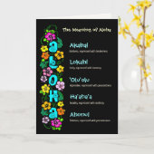 Die Bedeutung der Aloha-Karte Karte (Gelbe Blume)