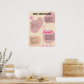 Die Bedeutung der Brustkrebsvorsorge Poster (Küche)
