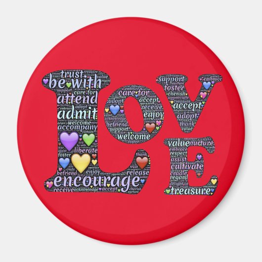 Die Bedeutung der Liebe Magnet (Vorne)