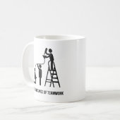Die Bedeutung der Teamarbeit Kaffeetasse (Vorderseite Links)