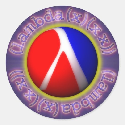 Die Bedeutung des Aufklebers "Leben" Runder Aufkleber (Vorderseite)