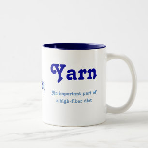 Die Bedeutung des Garns Zweifarbige Tasse