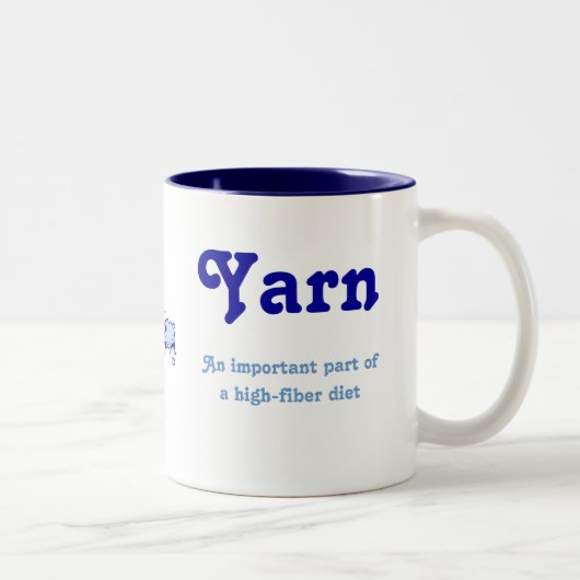 Die Bedeutung des Garns Zweifarbige Tasse (Rechts)