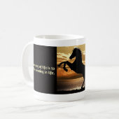 Die Bedeutung des Lebens mit dem RFM-Logo Kaffeetasse (Vorderseite Links)