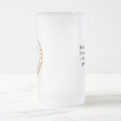 "Die Bedeutung von Bier." Monogram-Tasse Mattglas Bierglas (Mittel)