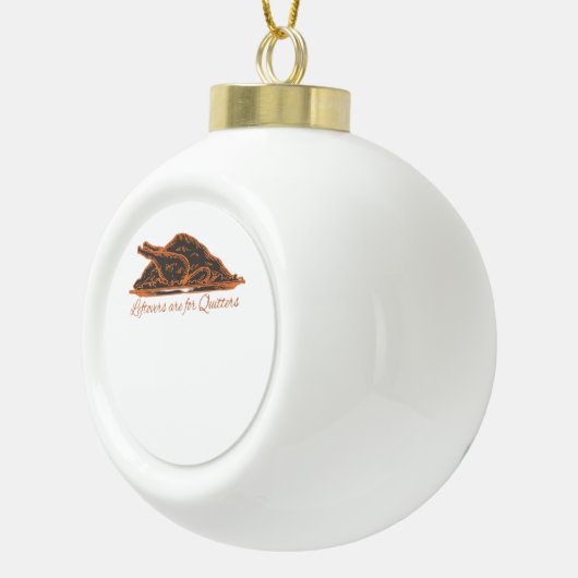 Die Bedienelemente sind für Quitters Graphic Class Keramik Kugel-Ornament (Rechts)